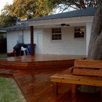Deck After Sealant After Redwood Color Sealant
