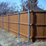 Fence Stained After Redwood Color Sealant